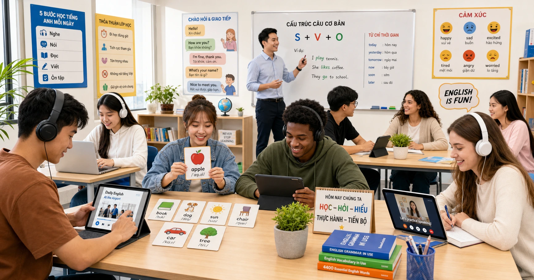 Hướng Dẫn Hiệu Quả Về cách học tiếng anh cho người mất gốc Từ Cơ Bản Đến Nâng Cao - image 2