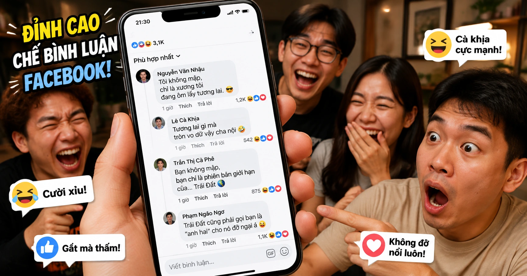 Khám phá hình ảnh chế bình luận facebook và ý nghĩa sâu xa - image 2